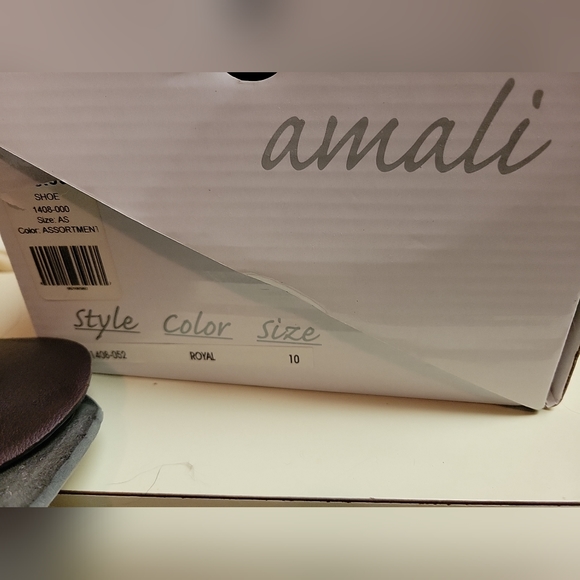 Mens Amali Royal Blue Suede And Black driving mocs. Size 10 with metallic strap - Picture 9 of 9